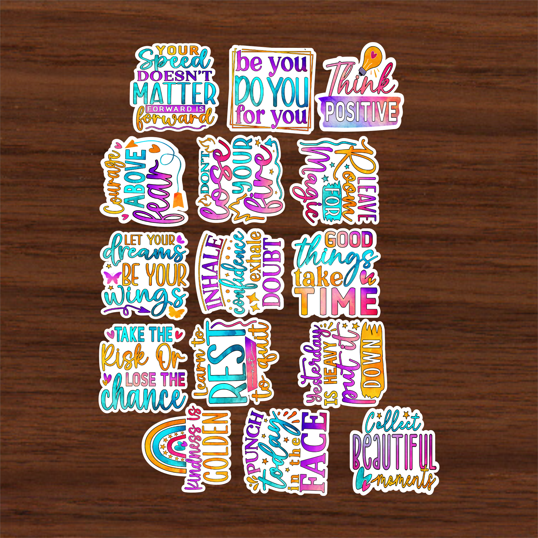 Positivity And Inspirational Stickers